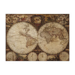 Vintage World Map Large Tissue Papers Sheets - Heavyweight