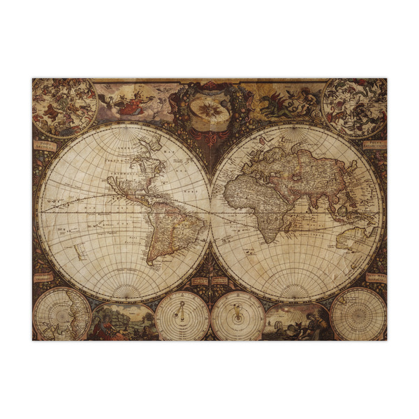 Custom Vintage World Map Large Tissue Papers Sheets - Heavyweight