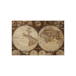 Vintage World Map Small Tissue Papers Sheets - Heavyweight