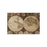 Vintage World Map Small Tissue Papers Sheets - Lightweight