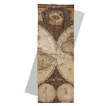 Vintage World Map Yoga Mat Towel