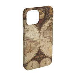 Vintage World Map iPhone Case - Plastic - iPhone 15 Pro