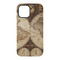 Vintage World Map iPhone 15 Tough Case - Back