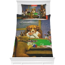 Dogs Playing Poker 1903 C.M.Coolidge Comforter Set - Twin
