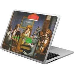 Dogs Playing Poker 1903 C.M.Coolidge Laptop Skin - Custom Sized