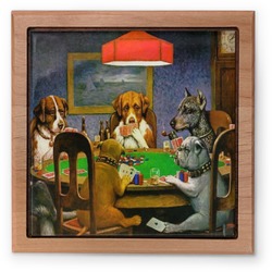 Dogs Playing Poker 1903 C.M.Coolidge Pet Urn