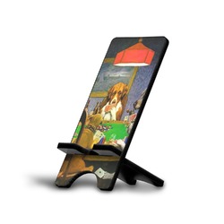 Dogs Playing Poker by C.M.Coolidge Cell Phone Stand (Large)