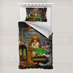 Dogs Playing Poker by C.M.Coolidge Toddler Bedding Set - With Pillowcase