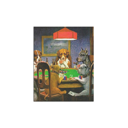 Dogs Playing Poker by C.M.Coolidge Poster - Multiple Sizes