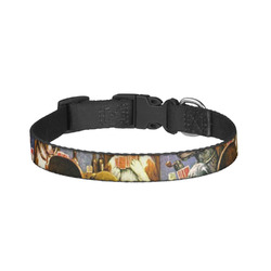 Dogs Playing Poker by C.M.Coolidge Dog Collar - Large