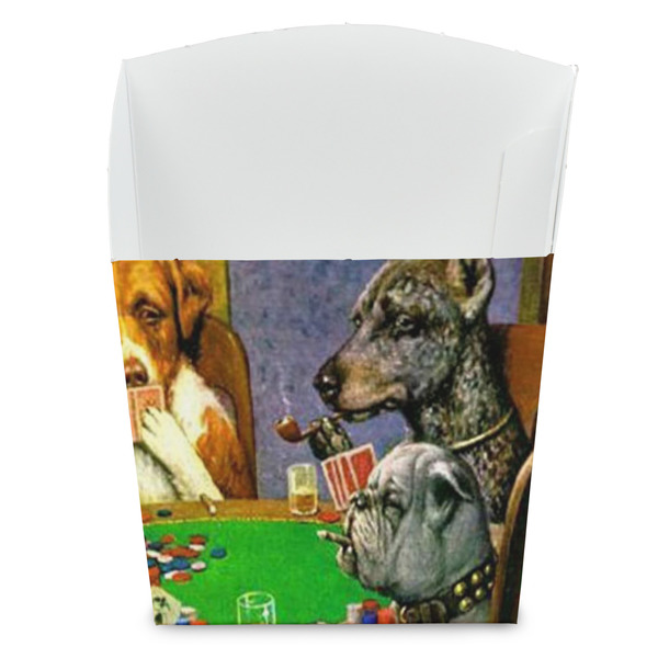 Custom Dogs Playing Poker by C.M.Coolidge French Fry Favor Boxes