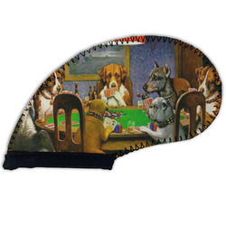 Dogs Playing Poker by C.M.Coolidge Golf Club Iron Cover - Set of 9