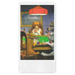 Dogs Playing Poker by C.M.Coolidge Guest Towels - Full Color