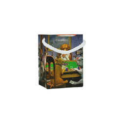 Dogs Playing Poker by C.M.Coolidge Jewelry Gift Bags - Matte