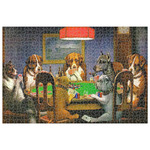 Dogs Playing Poker by C.M.Coolidge Jigsaw Puzzle - 1000-piece