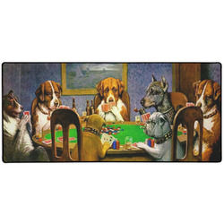 Dogs Playing Poker by C.M.Coolidge 3XL Gaming Mouse Pad - 35" x 16"