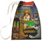 Dogs Playing Poker by C.M.Coolidge Large Laundry Bag - Front View