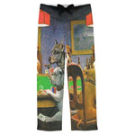 Dogs Playing Poker by C.M.Coolidge Mens Pajama Pants - XS