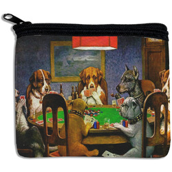 Dogs Playing Poker 1903 C.M.Coolidge Rectangular Coin Purse