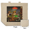 Dogs Playing Poker by C.M.Coolidge Reusable Cotton Grocery Bag - Front & Back View