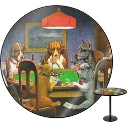 Dogs Playing Poker by C.M.Coolidge Round Table