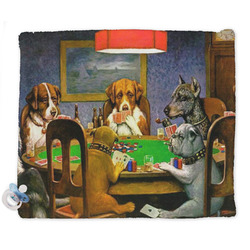 Dogs Playing Poker by C.M.Coolidge Security Blanket