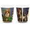 Dogs Playing Poker by C.M.Coolidge Shot Glass - White - APPROVAL