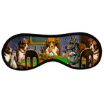 Dogs Playing Poker by C.M.Coolidge Sleeping Eye Masks - Large