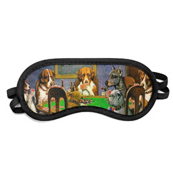 Dogs Playing Poker by C.M.Coolidge Sleeping Eye Mask - Small