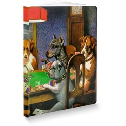 Dogs Playing Poker by C.M.Coolidge Softbound Notebook - 5.75" x 8"