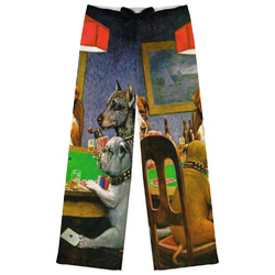 Dogs Playing Poker by C.M.Coolidge Womens Pajama Pants - S