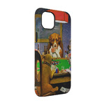 Dogs Playing Poker by C.M.Coolidge iPhone Case - Rubber Lined - iPhone 14 Pro