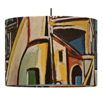 Mediterranean Landscape by Pablo Picasso 16" Drum Pendant Lamp - Fabric