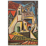 Mediterranean Landscape by Pablo Picasso Wood Print - 20x30