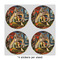 Mediterranean Landscape by Pablo Picasso 4" Multipurpose Round Labels - Sheet