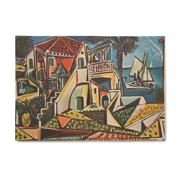 Custom Mediterranean Landscape by Pablo Picasso 4' x 6' Patio Rug