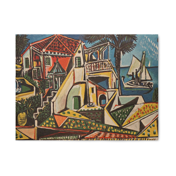 Custom Mediterranean Landscape by Pablo Picasso 5' x 7' Patio Rug