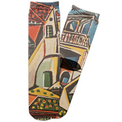 Mediterranean Landscape by Pablo Picasso Adult Crew Socks