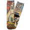 Mediterranean Landscape by Pablo Picasso Adult Crew Socks - Single Pair - Front and Back