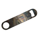 Mediterranean Landscape by Pablo Picasso Bar Bottle Opener - Silver