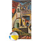 Mediterranean Landscape by Pablo Picasso Beach Towel w/ Beach Ball