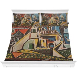 Mediterranean Landscape by Pablo Picasso Comforter Set - King