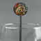 Mediterranean Landscape by Pablo Picasso Black Plastic 5.5" Stir Stick - Round - Main