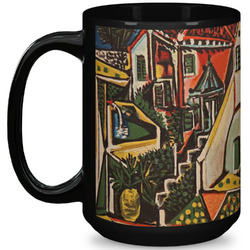 Mediterranean Landscape by Pablo Picasso 15 Oz Coffee Mug - Black