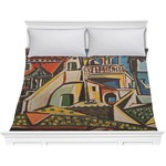 Mediterranean Landscape by Pablo Picasso Comforter - King