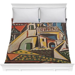 Mediterranean Landscape by Pablo Picasso Comforter - Full / Queen