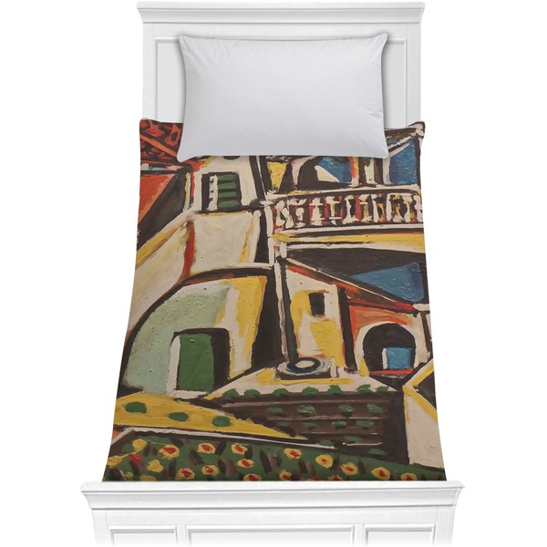 Custom Mediterranean Landscape by Pablo Picasso Comforter - Twin XL