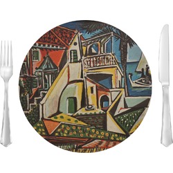 Mediterranean Landscape by Pablo Picasso 10" Glass Lunch / Dinner Plates - Single or Set