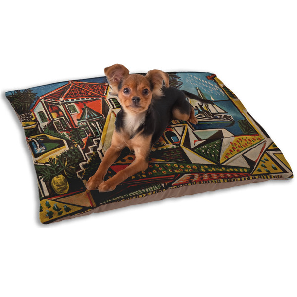 Custom Mediterranean Landscape by Pablo Picasso Dog Bed - Small