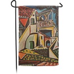 Mediterranean Landscape by Pablo Picasso Small Garden Flag - Double Sided